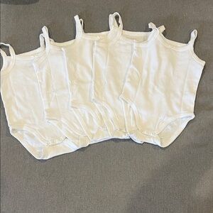 Baby Girls Sleeveless Tank Top Baby Bodysuit Cotton